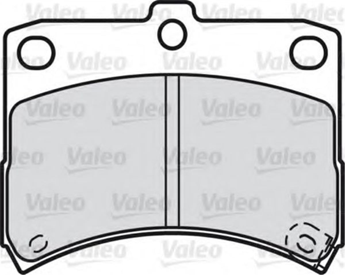 CUOREÖN BALATA DAIHATSU CUORE VI 1.0 95-03 VALEO 598883VALEOVALEO 598883