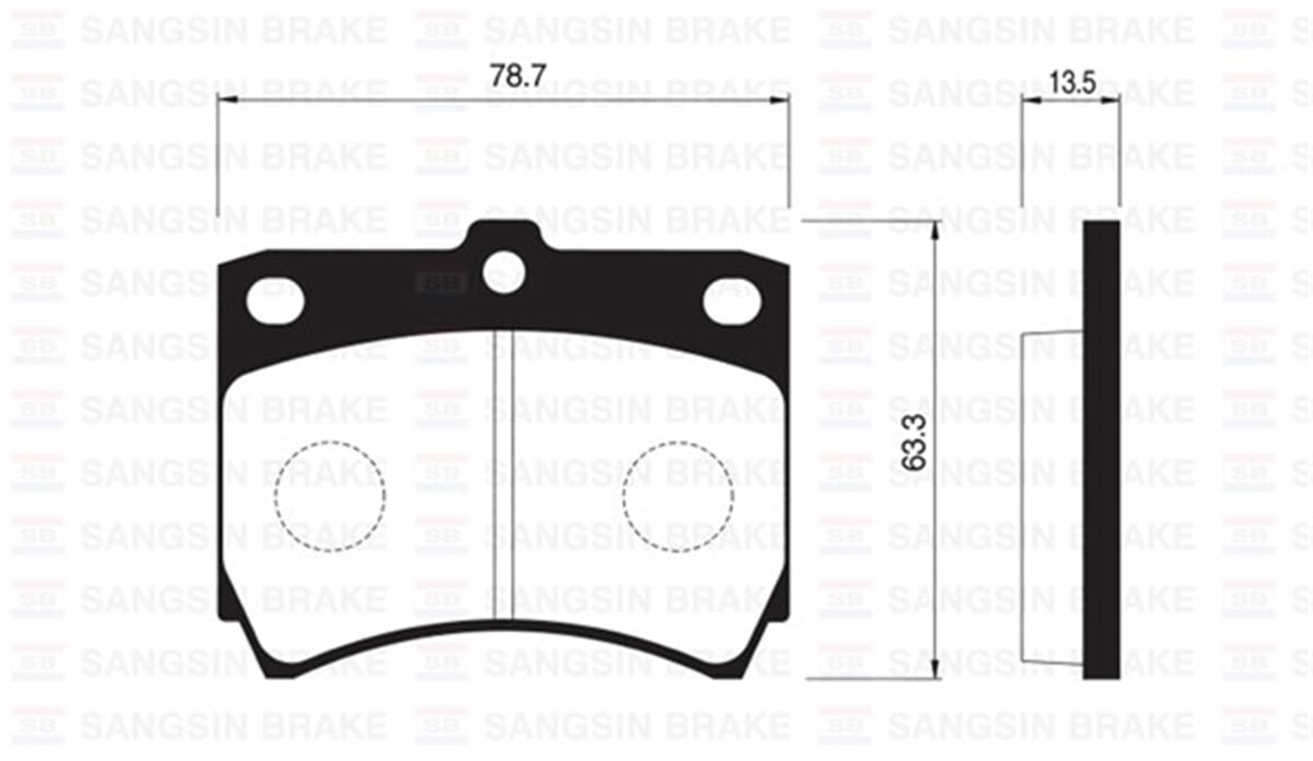 CUOREÖN BALATA DİSK DAIHATSU HIJET 83 COURE 85-90 KIA PIAGGIO PORTER 93 ASIA TOWNER 98 GDB736 SANGSIN SP1073SANGSINSANGSIN SP1073