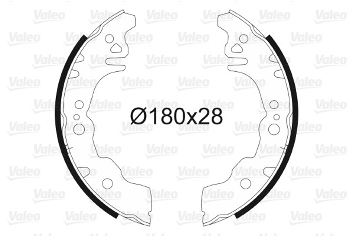 CUOREPABUÇLU FREN BALATASI DAIHATSU CUORE L276 4-2007 - DAIHATSU MATERİA M401-M402-M412 9-2006 - DA VALEO 564079VALEOVALEO 564079