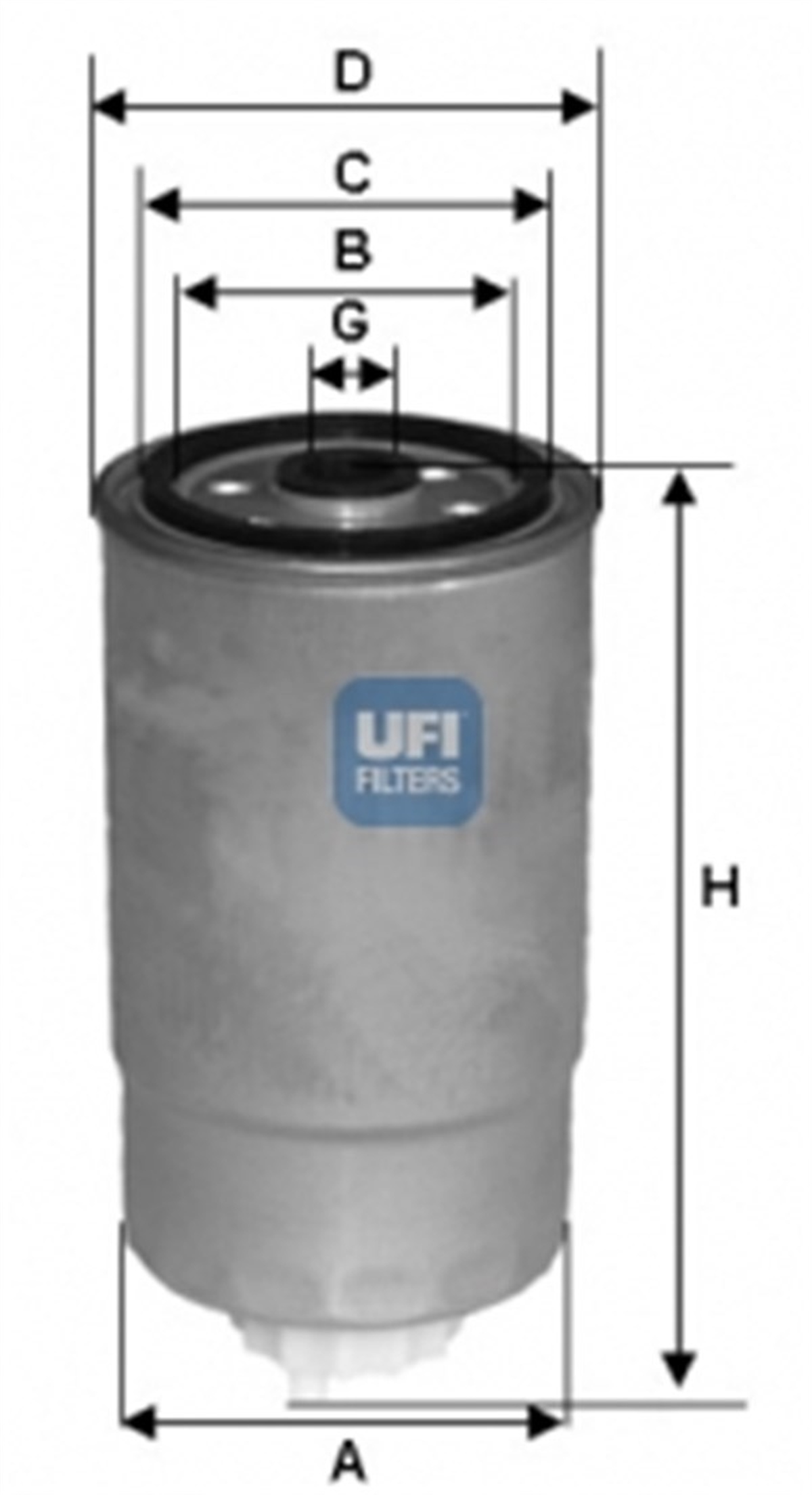 DAILYYAKIT FİLTRESİ IVECO DAILY 99-06 WK854-2 JEEP CHEROKEE KJ 2.8 CRD 4X4 04-08 UFI 24H2O01UFIUFI 24H2O01