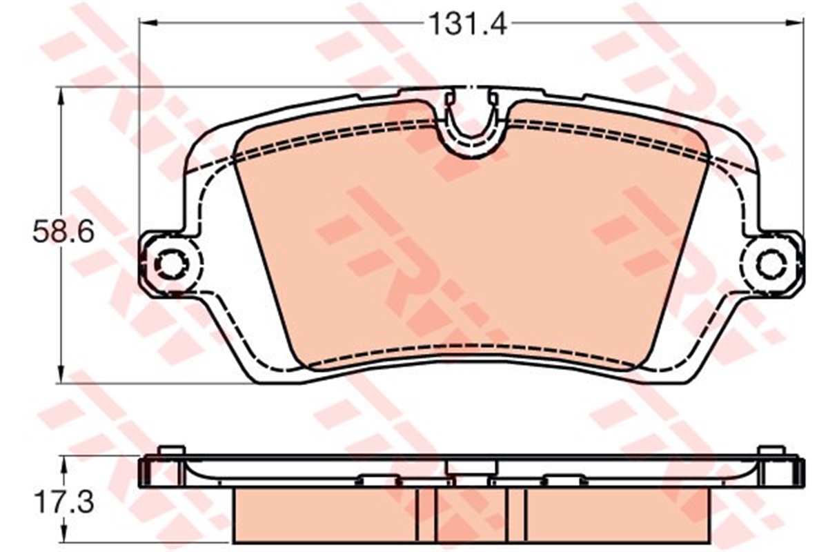 DISCOVERYARKA BALATA RANGE ROVER IV 3.0 3.0TD 4.4TD 5.0 12 RANGE ROVER SPORT IV 3.0 TD- 5.0 V8 13 DISCOVERY TRW GDB2029TRWTRW GDB2029