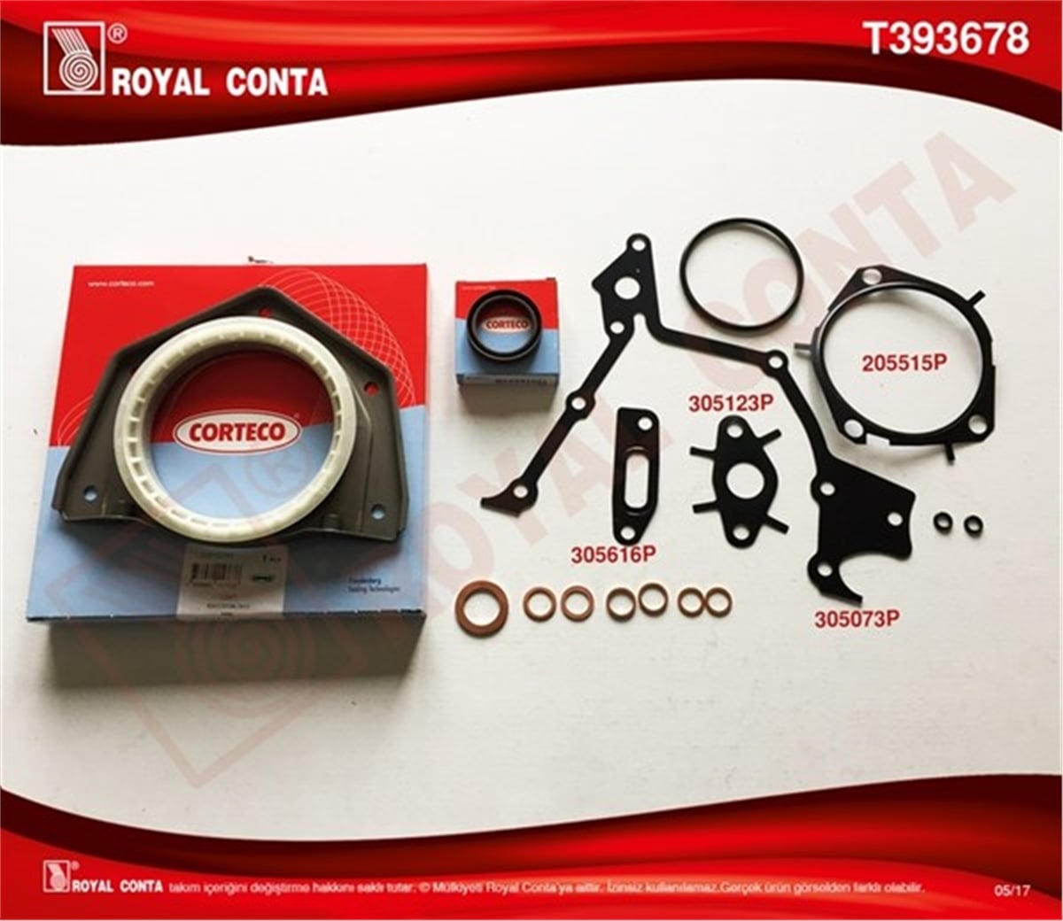 DOBLOALT TAKIM CONTA DOBLO-PUNTO 1.9DİZEL 223A6.000 ROYAL T393678ROYALROYAL T393678