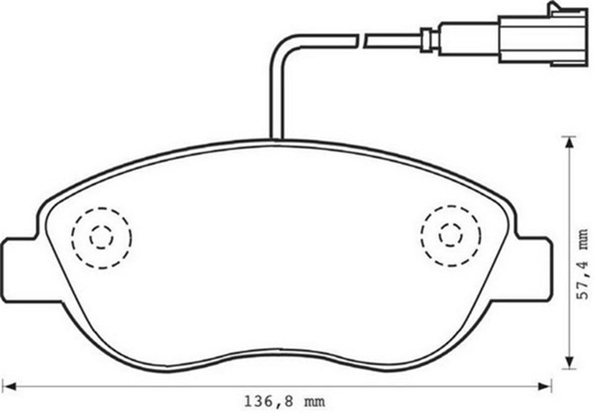 DOBLOÖN BALATA DOBLO 1.3-1.9 JTD 07 G.PUNTO 1.3 MJT 05 STILO 05 LINEA-BRAVO 07 IDEA 1.3 05 1 FİŞLİ VALEO 301721VALEOVALEO 301721