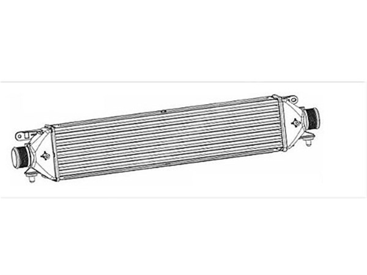 DOBLOTURBO RADYATORÜ INTERCOOLER DOBLO 1.6 MTJ 09 MOTORTEC TMP0505MOTORTECMOTORTEC TMP0505