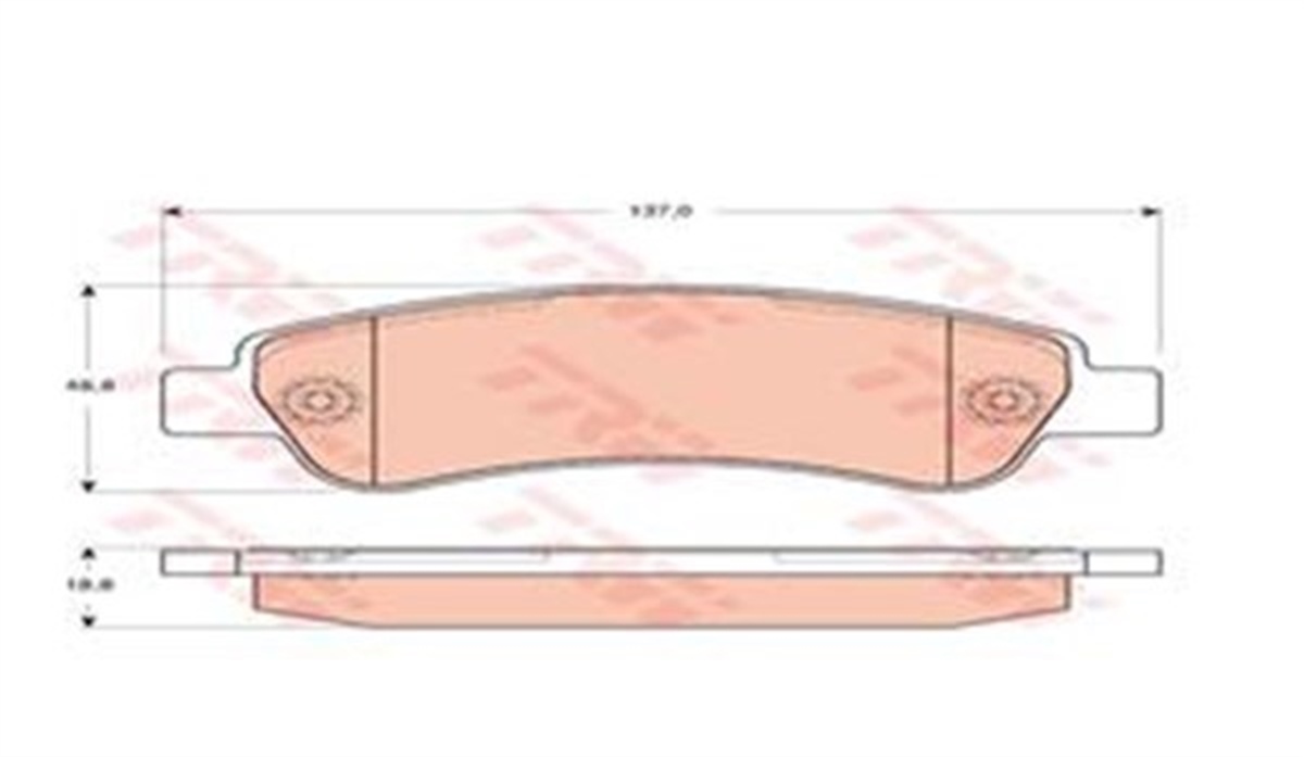 DUCATOARKA BALATA BOXER 4.06 11 DUCATO 07.06 11 JUMPER 4.06 11 TRW GDB1682TRWTRW GDB1682