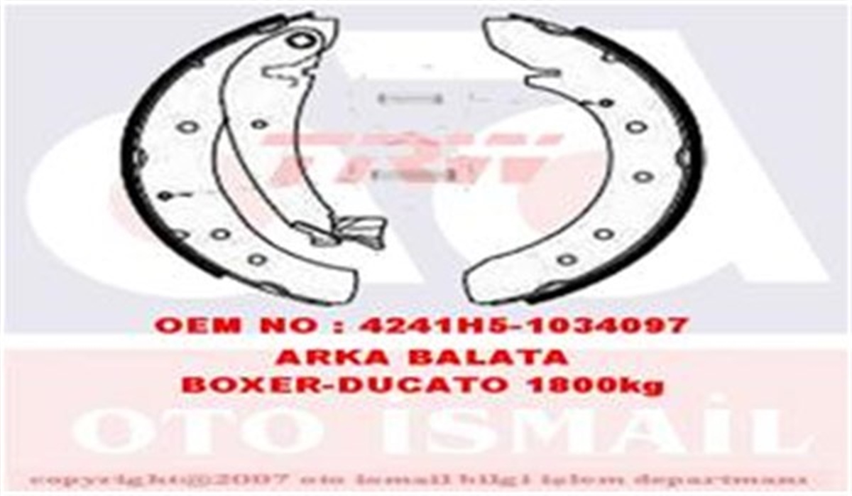 DUCATOARKA PABUÇ BALATA BOXER 94-02 DUCATO JUMPER 94-02 SCUDO 07 JUMPY 1.6HDİ 07 1800KG 254X57 TRW GS8546TRWTRW GS8546