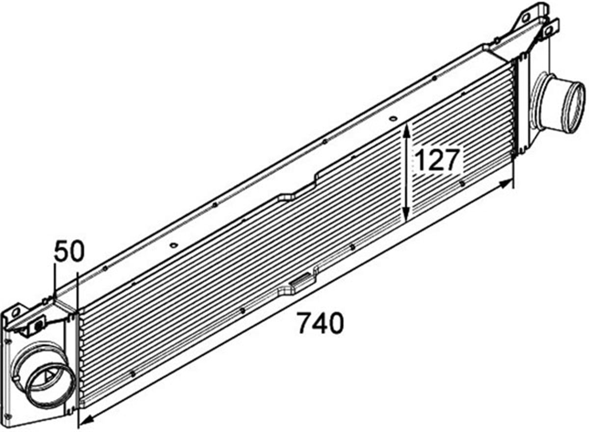 DUCATOTURBO RADYATORÜ INTERCOOLER DUCATO-BOXER-JUMPER 2.2-2.3-3.0 D 06 MOTORTEC PEG0534MOTORTECMOTORTEC PEG0534