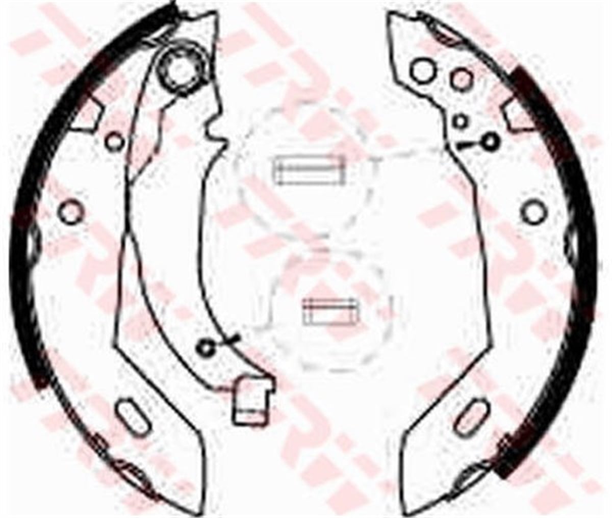 E30ARKA PABUÇ BALATA BMW E30 316İ 318İ 320İ 82-93 228X42 TRW GS6237TRWTRW GS6237