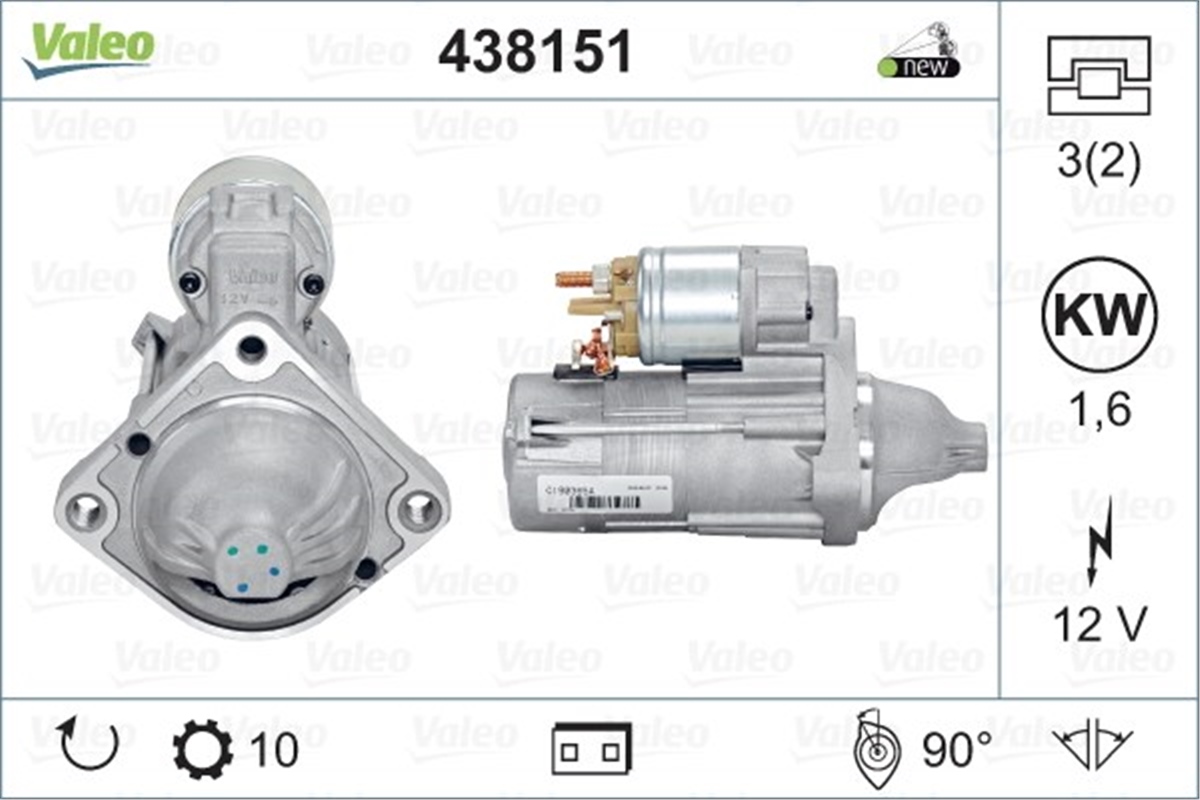 E46MARŞ MOTORU BMW 3 E46 5 E60 VALEO 438151VALEOVALEO 438151