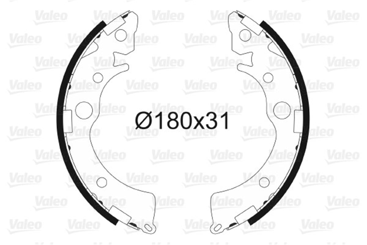 EGEAARKA PAPUÇ BALATA EGEA 15 500L 12 VALEO 564214VALEOVALEO 564214