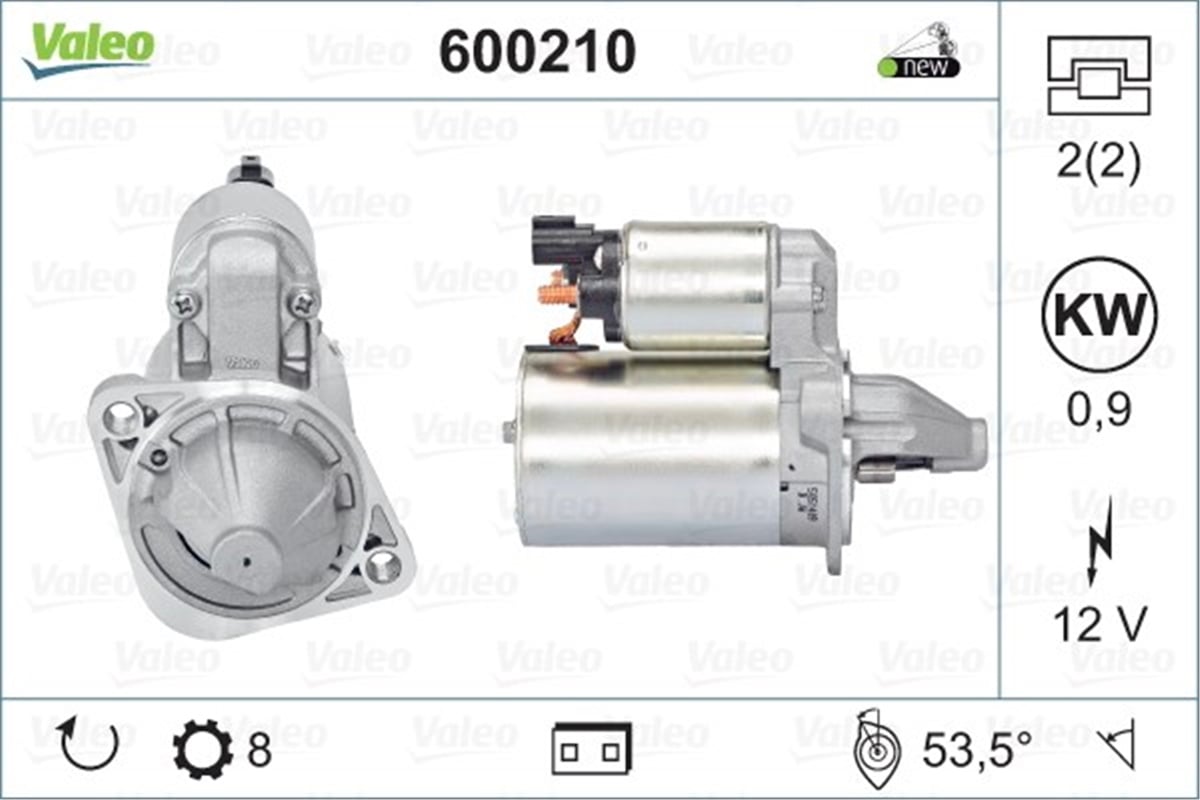 ELANTRAMARŞ MOTORU HYUNDAI ELANTRA-İ30 VALEO 600210VALEOVALEO 600210