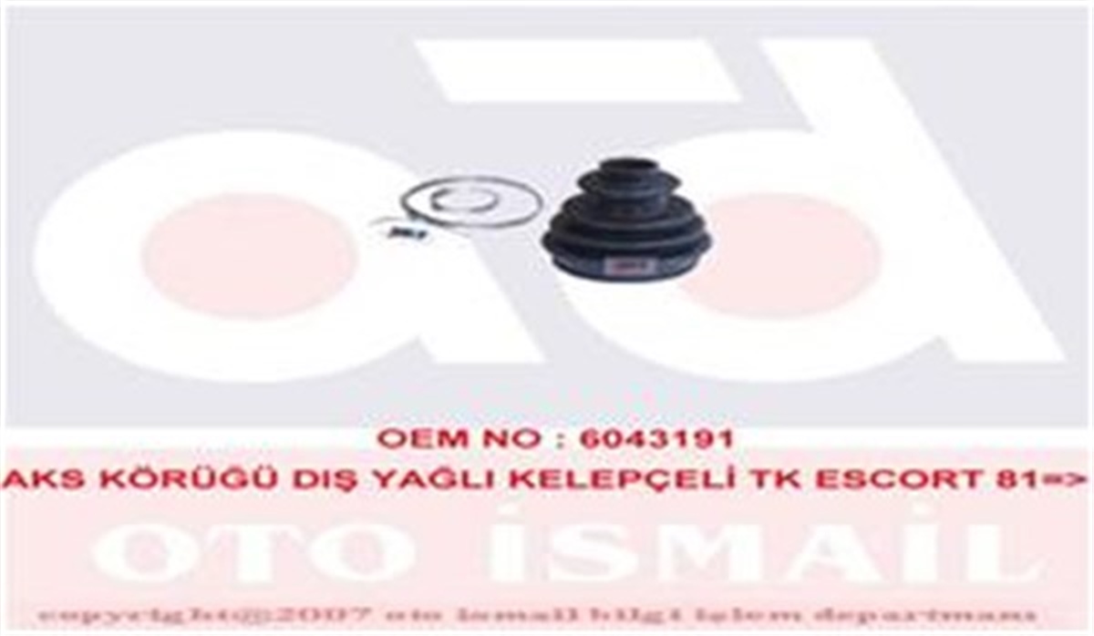 ESCORTAKS KÖRÜĞÜ DIŞ YAĞLI KELEPÇELİ TK ESCORT 81 MKS 342MKSMKS 342