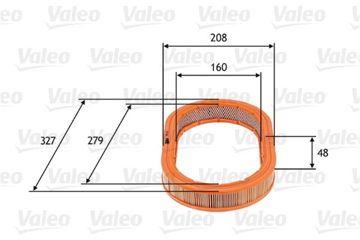 ESCORTHAVA FİLTRESİ FORD ESCORT IV-ESTATE 1.6 I VALEO 585722VALEOVALEO 585722
