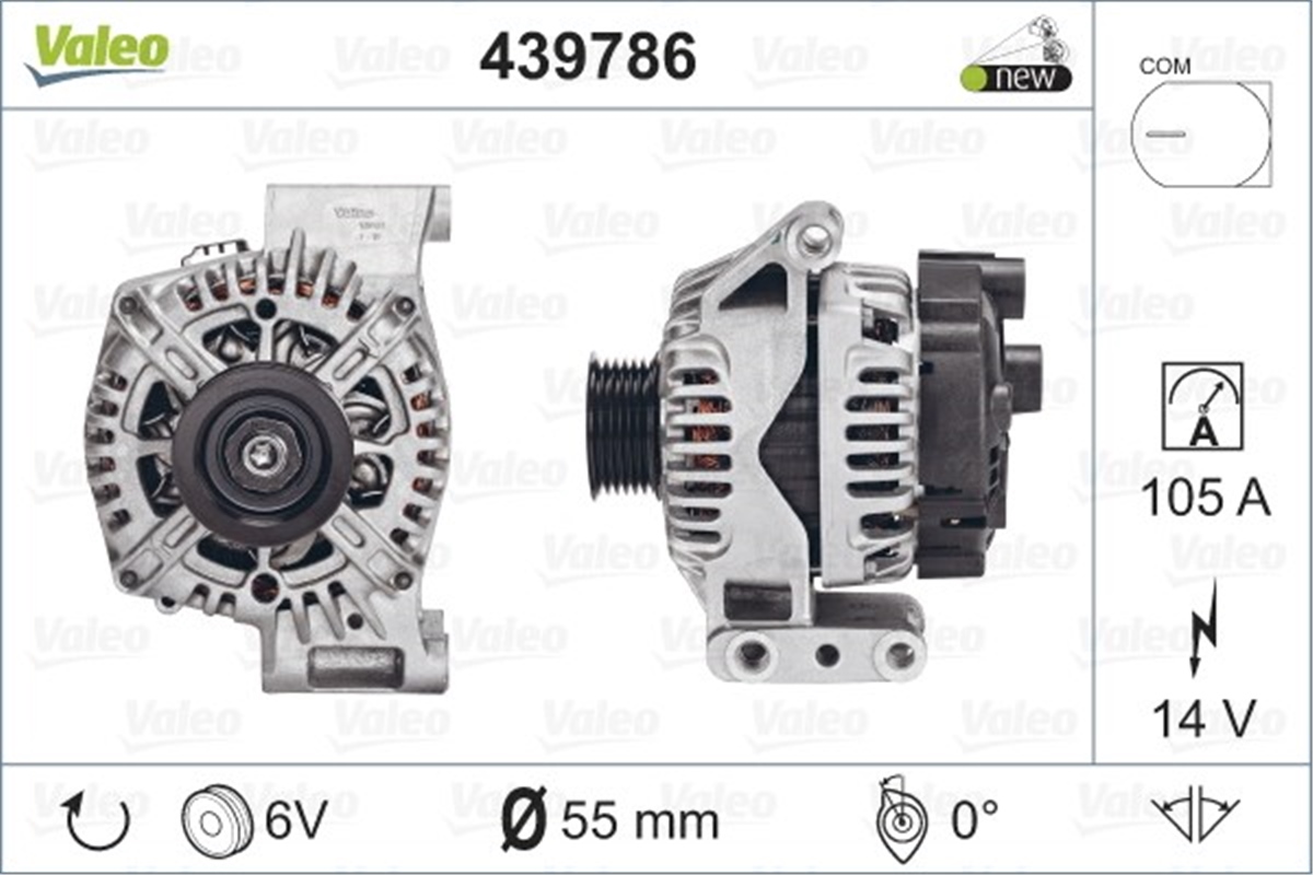 FIATALTERNATÖR FIAT VALEO 439786VALEOVALEO 439786