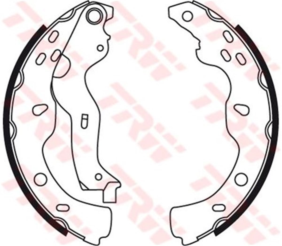 FIATARKA PABUÇ BALATA FIAT SEDICI 1.6-1.9 DMTJ 06 SUZUKI SX4 1.5-1.6 VVT-1.6 DDİS-1.9 DDİS-2.0 06 TRW GS8743TRWTRW GS8743