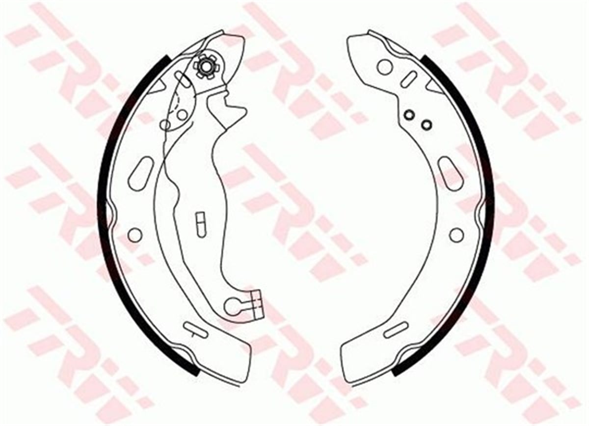 FIESTAARKA PABUÇ BALATA FIESTA VI 1.25-1.4-1.6TDCİ 08 MAZDA 2 1.3 1.4 1.5 1.6MZR 08 200X32 TRW GS8814TRWTRW GS8814