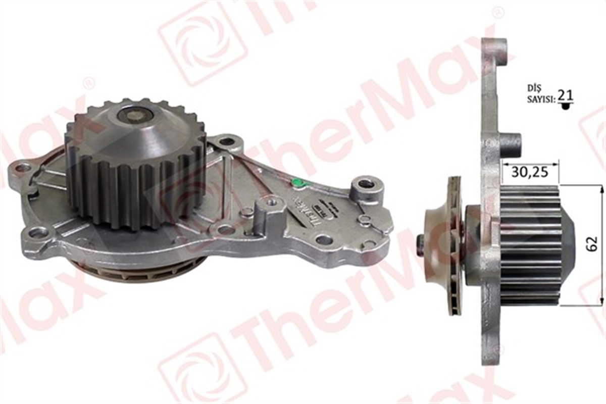 FIESTADEVİRDAİM 206-307-C2-C3-BIPPER-NEMO-FIESTA V-FUSION-P.TEPEE-BERLINGO 1.4HDI DV4 F6J PA859 T 2S6Q8591BS THERMAX T01.180THERMAXTHERMAX T01.180