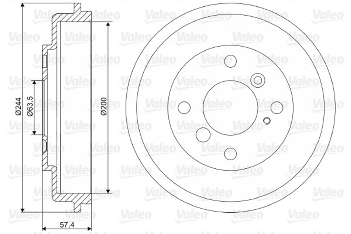 FIESTAFREN KAMPANASI FORD FIESTA VI VALEO 237090VALEOVALEO 237090
