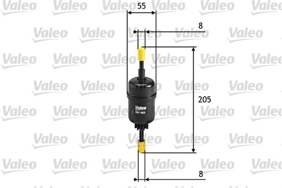 FIESTAYAKIT FİLTRESİ BENZİN FORD FIESTA V 1.4 16V VALEO 587023VALEOVALEO 587023