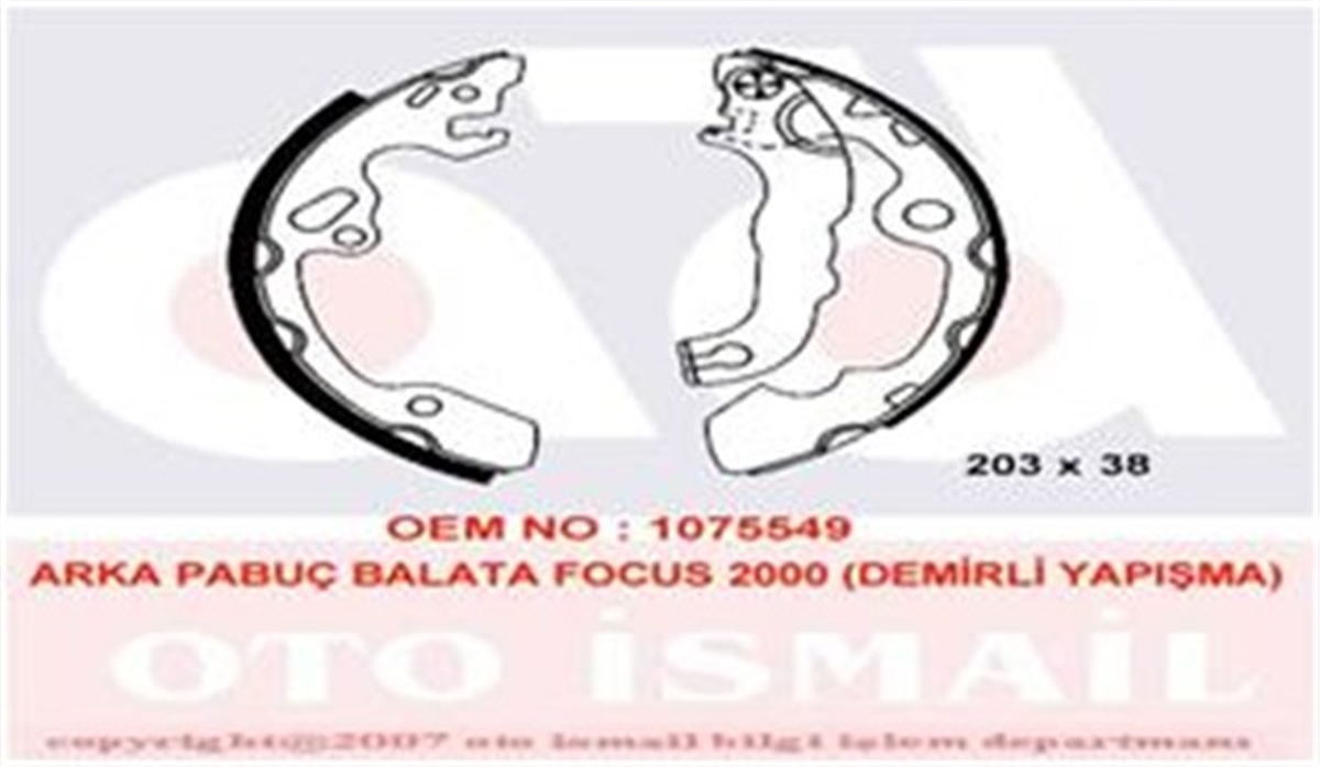 FOCUSARKA PABUÇ BALATA FOCUS 1.4 1.6 1.8 TDCİ 2.0 98-04 FOCUS II 1.4 1.6TDCİ 1.8TDCİ 2.0TDCİ 05-9.12 VALEO 562648VALEOVALEO 562648