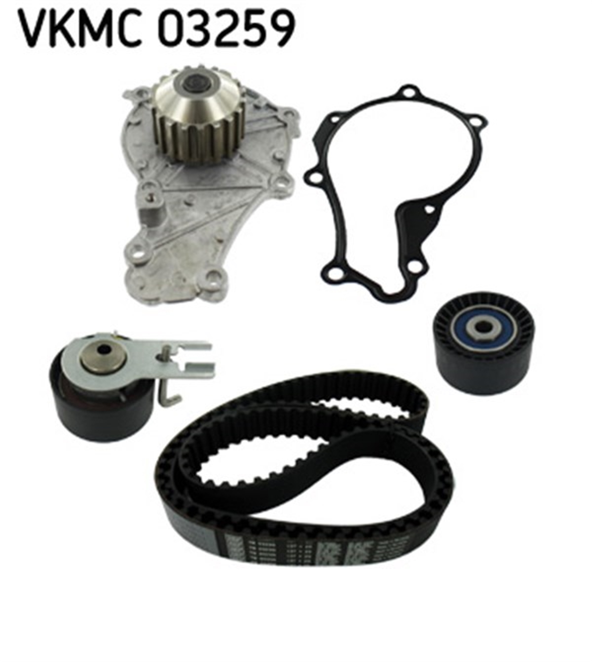 FOCUSDEVİRDAİMLİ EKSANTRİK GERGİ KİTİ 137X254 P207-307-308-PART-C3-C4-C5-BERL- FIESTA-FOCUS 1.6HDI-TDI SKF VKMC03259SKFSKF VKMC03259