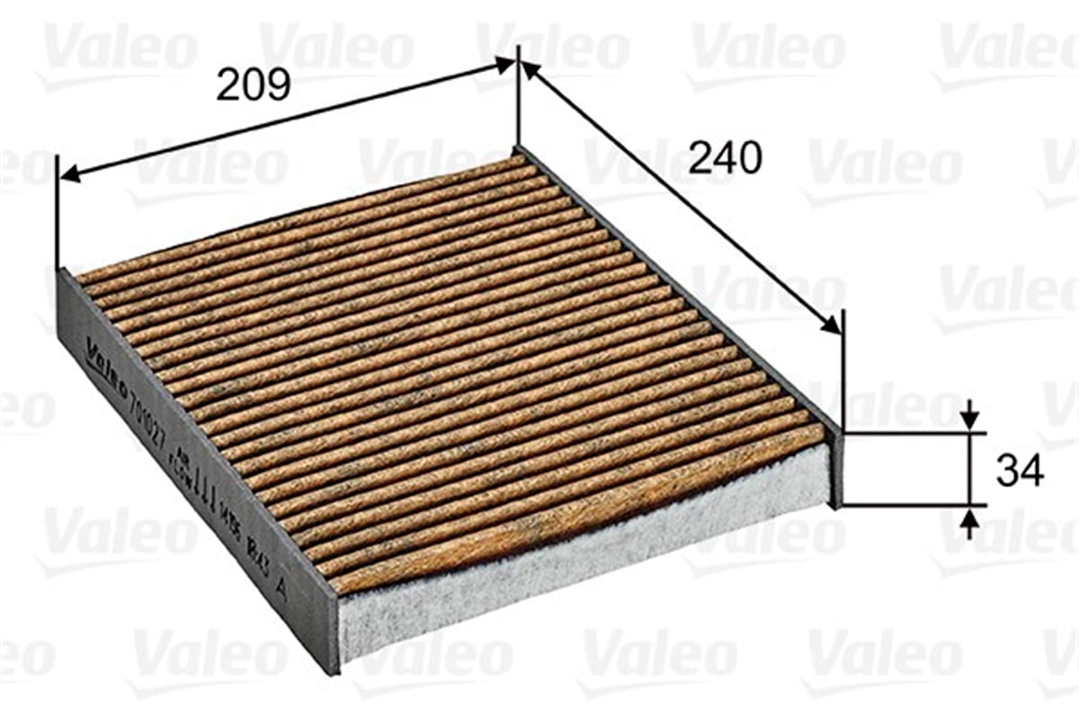 FOCUSPOLİFENOL POLEN FİLTRESİ FORD FOCUS. C MAX VALEO 701027VALEOVALEO 701027
