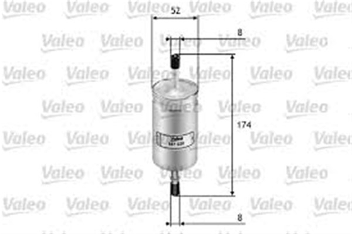FOCUSYAKIT FİLTRESİ BENZİN FORD FOCUS I 1.6 16V VALEO 587020VALEOVALEO 587020