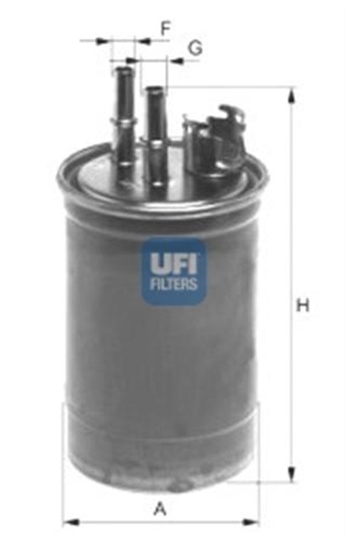 FOCUSYAKIT FİLTRESİ CONNECT 75HP-FIESTA 1.8 DI 00-03 FOCUS 1.8 DI-TDDI 98-04 75 HP UFI 2440900UFIUFI 2440900