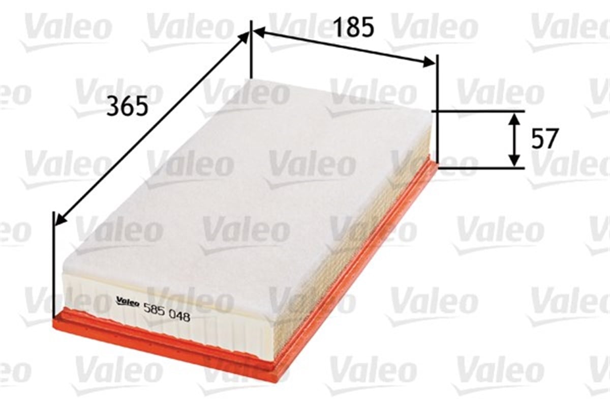 GOLFHAVA FİLTRESİ VOLKSWAGEN GOLF IV 1.9 TDI VALEO 585048VALEOVALEO 585048