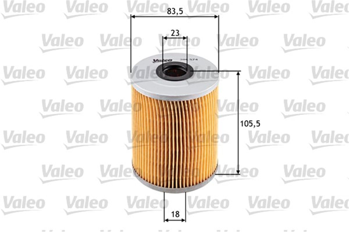 GOLFYAĞ FİLTRESİ VOLKSWAGEN GOLF III 2.8 VR6 VALEO 586574VALEOVALEO 586574