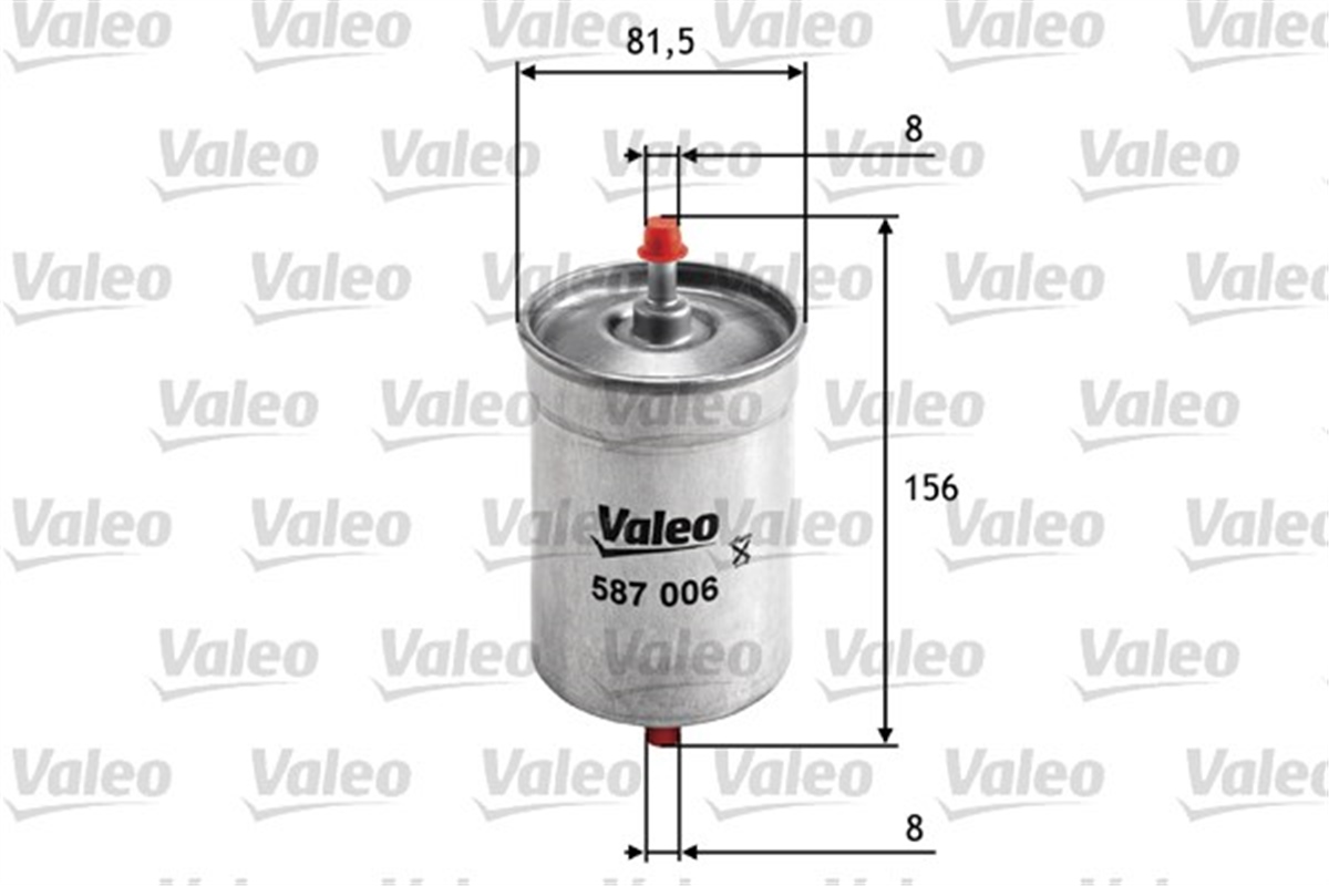 GOLFYAKIT FİLTRESİ BENZİN VOLKSWAGEN GOLF III 1.4 VALEO 587006VALEOVALEO 587006