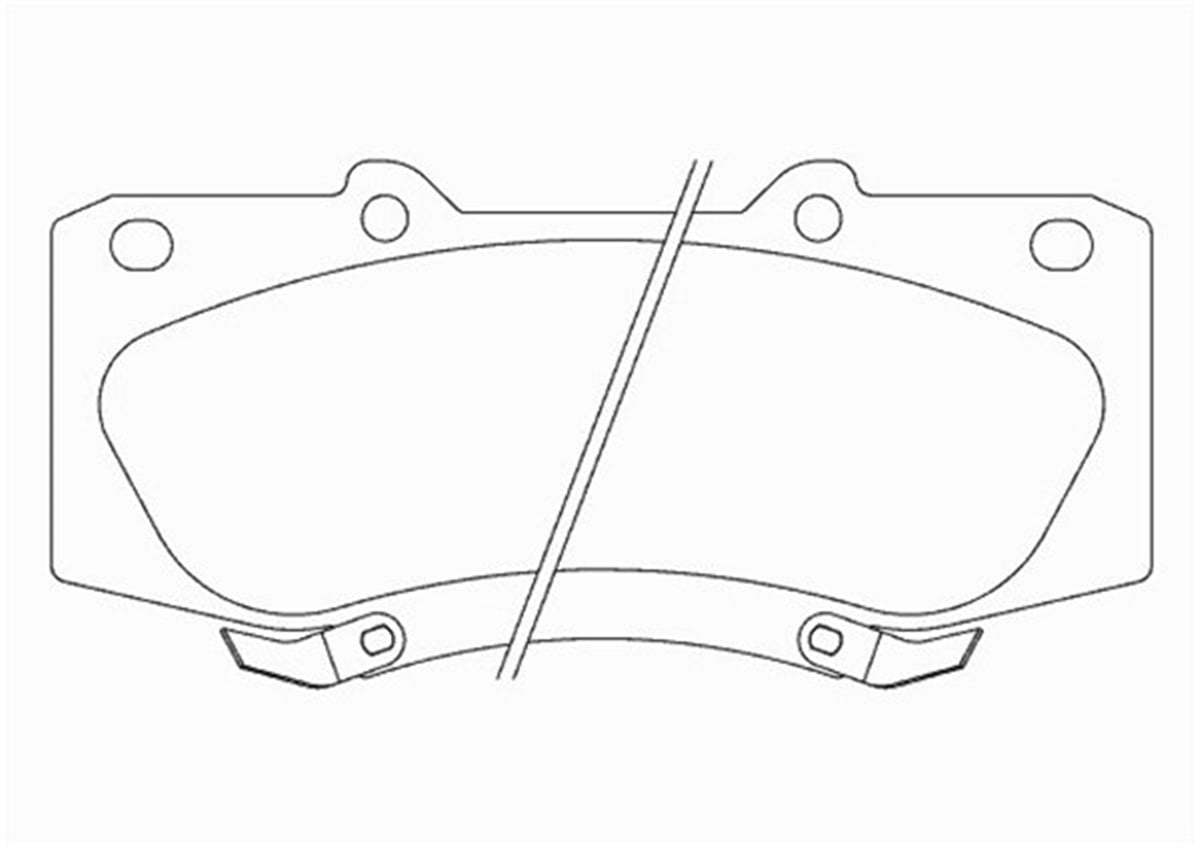 HILUXÖN BALATA HILUX III PICKUP 2.5D 2.5D4D 3.0D 07 SONRASI ÜRETİLEN ARAÇLAR İÇİN-MOTOR KODU 2KDFTV TRW GDB3534TRWTRW GDB3534