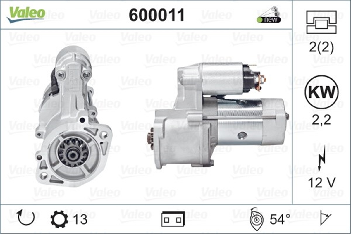 HYUNDAIMARŞ MOTORU HYUNDAI GALLOPER VALEO 600011VALEOVALEO 600011