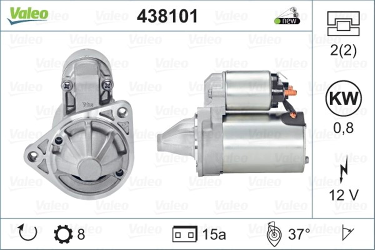 HYUNDAIMARŞ MOTORU HYUNDAI VALEO 438101VALEOVALEO 438101