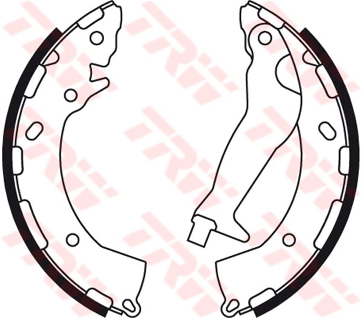 İ10ARKA PABUÇ BALATA HYUNDAI İ10 11 İ20 1.1CRDİ 1.2 1.4 CRDİ 1.6 CRDİ 08 KIA RIO 1.2 1.4 203X32 TRW GS8785TRWTRW GS8785