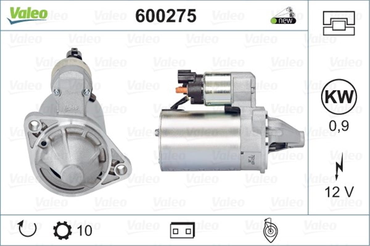 İ10MARŞ MOTORU HYUNDAI İ10 VALEO 600275VALEOVALEO 600275
