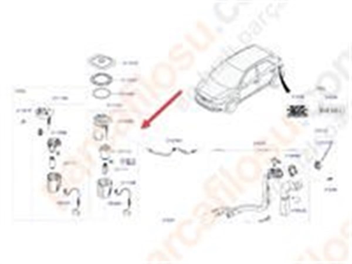 İ20YAKIT DEPOSU HYUNDAI İ20 BENZİNLİ 1.2-1.4-1.6 08-14 OZER OS088OZEROZER OS088
