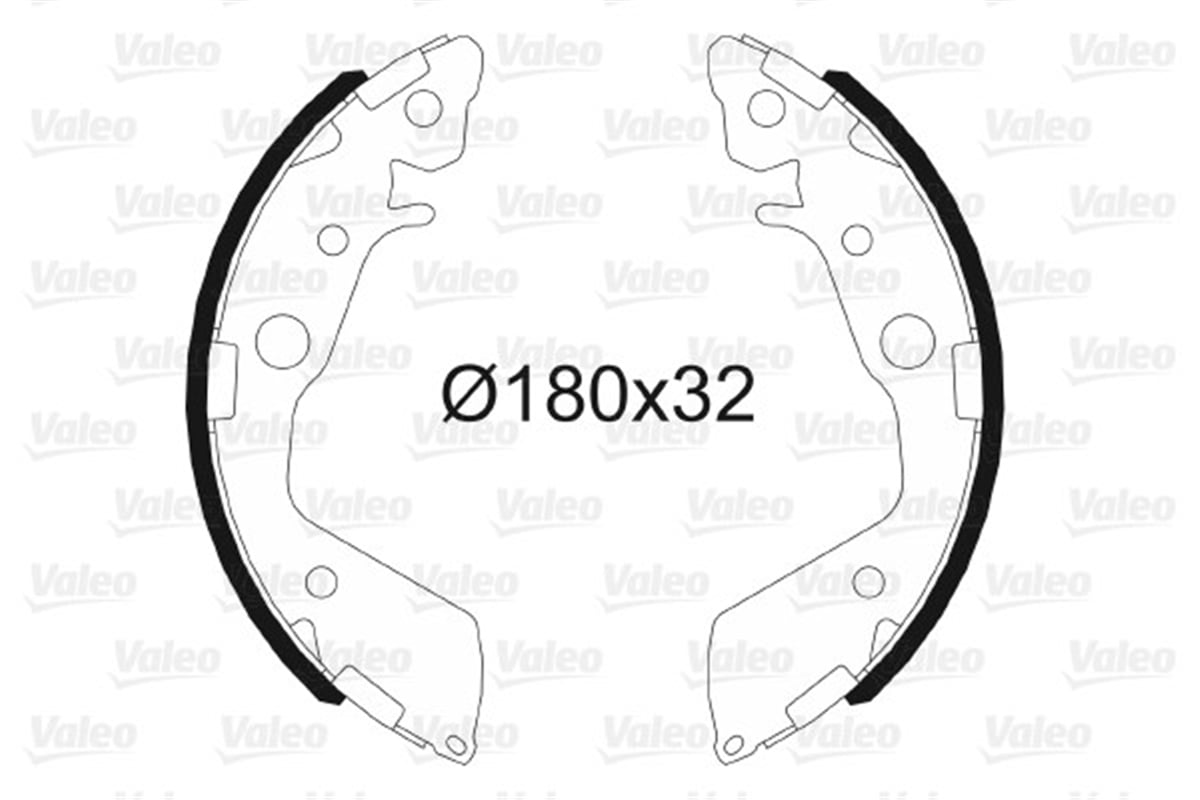 JAZZPABUÇLU FREN BALATASI HONDA JAZZ II JPN 01-02 10-08 VALEO 564089VALEOVALEO 564089