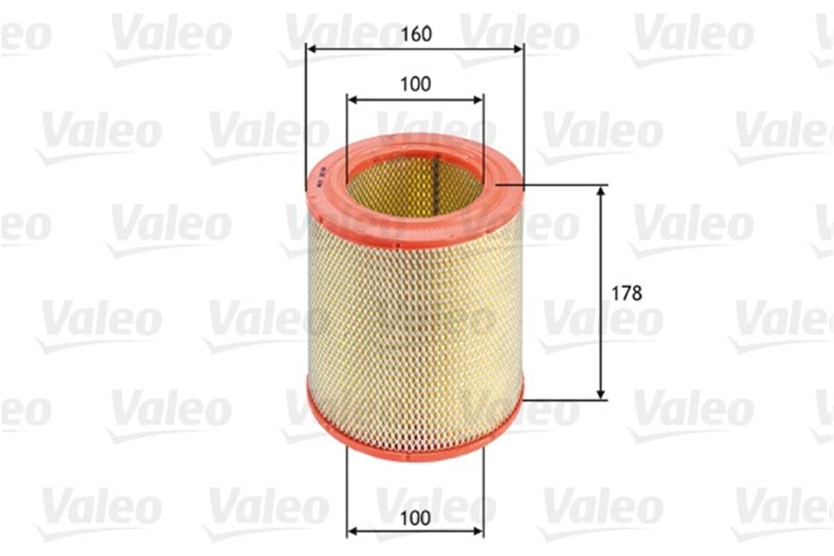 JUMPERHAVA FİLTRESİ CITROEN JUMPER I 2.5 D 4X4 VALEO 585618VALEOVALEO 585618