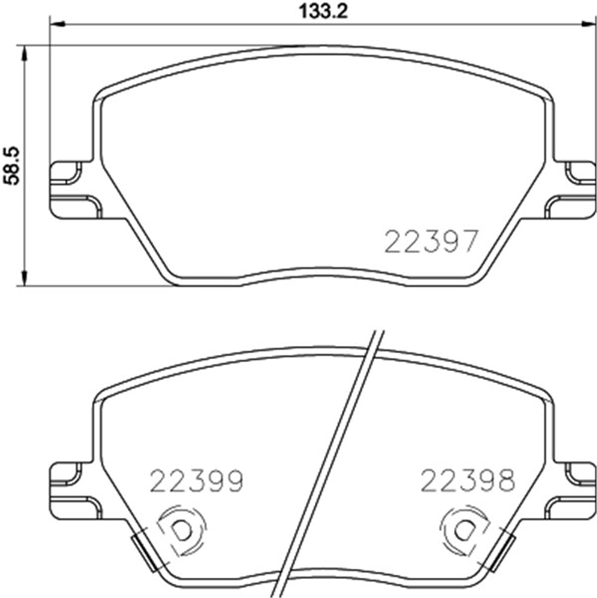 KADJARÖN BALATA RENAULT KADJAR 15 QASHQAI 13 J11 KASA -X TRAIL 14 TRW GDB3648TRWTRW GDB3648