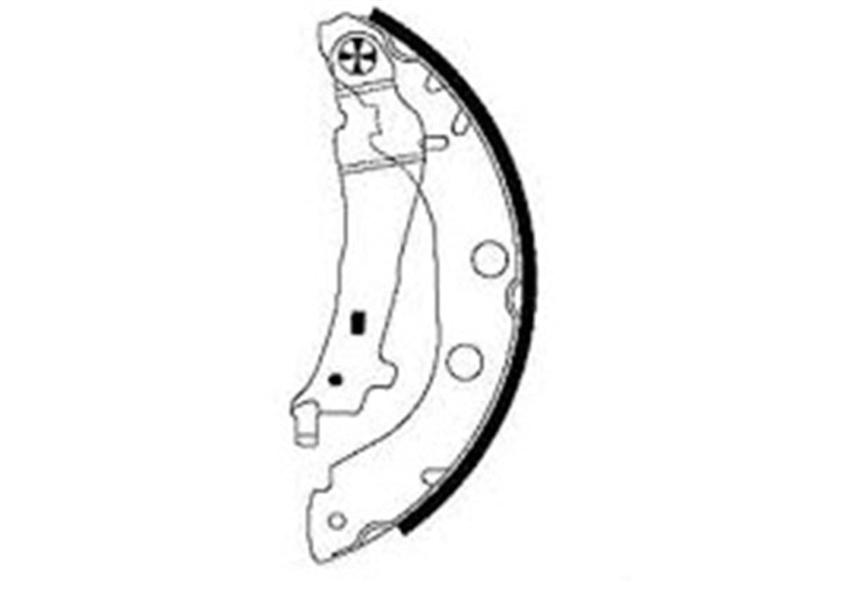 KANGOOARKA PABUÇ BALATA KANGOO 1.2 1.5DCİ 1.6 1.9 97 05 NISSAN PRIMERA 1.6 1.8 2.0TD 96-01 228X42 MOTRIO 8671095370MOTRIOMOTRIO 8671095370