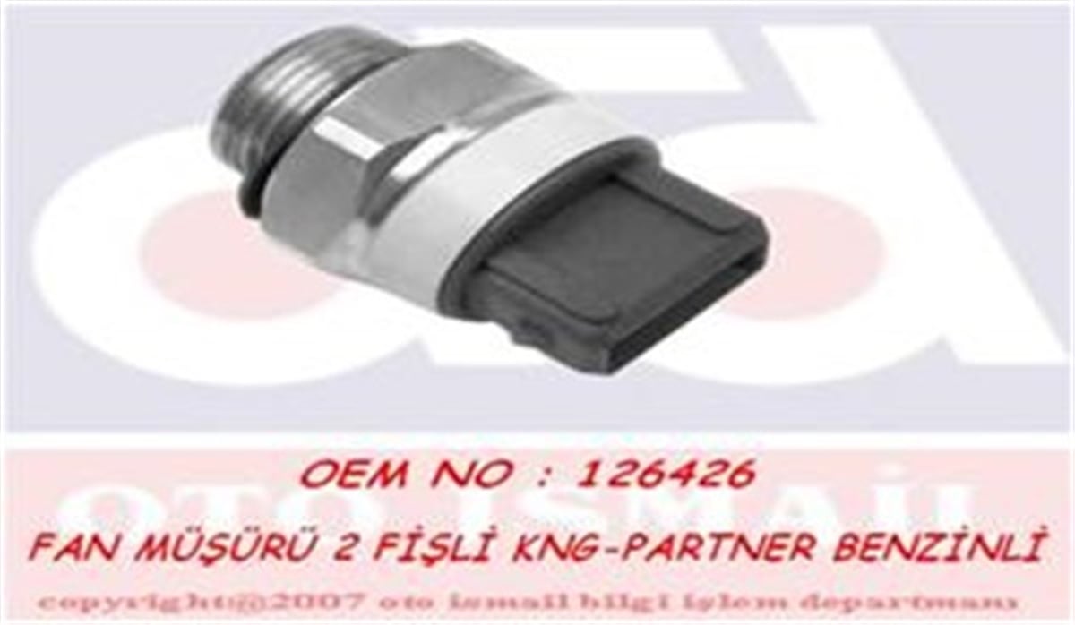 KANGOOFAN MÜŞÜRÜ 2 FİŞLİ KANGOO-PARTNER BENZİNLİ VALEO 819752VALEOVALEO 819752