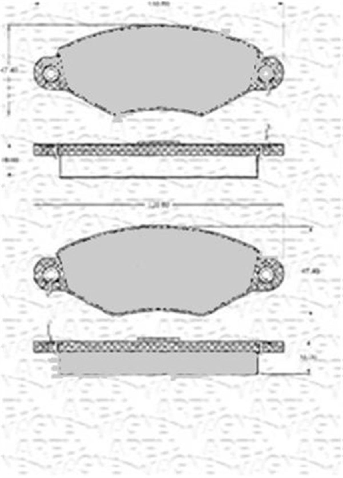 KANGOOÖN BALATA KANGOO 1.9D 97-03 -KANGOO 1.5DCİ 01-10 -XSARA 1.4İ-1.5D 97-05 7701206811-4251.66-4106000QAG-4251.69 MARELLI 323700011800MARELLIMARELLI 323700011800