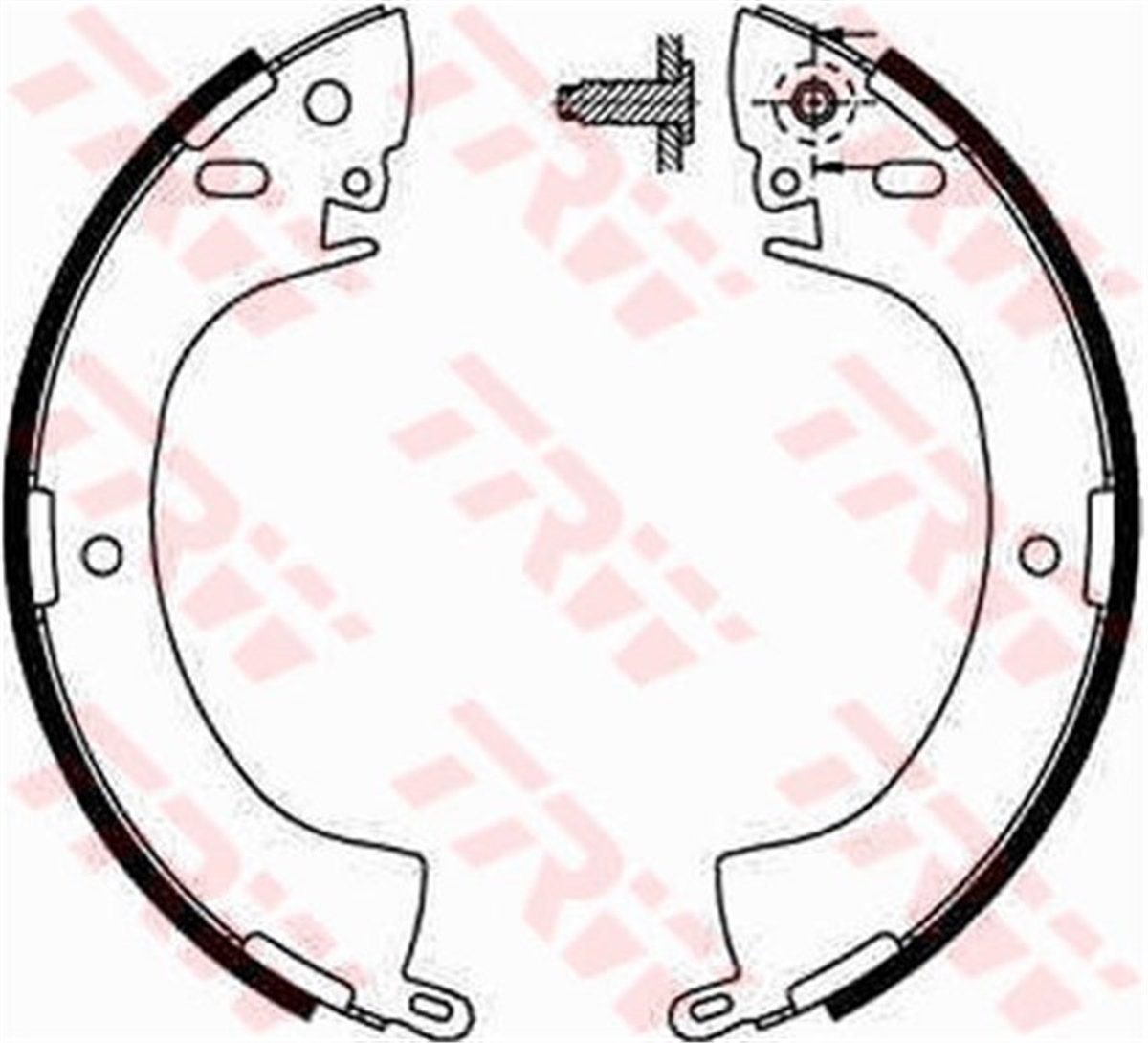 L200ARKA PABUÇ BALATA L200 2.5D TD 86-96 L300 2.0 2.3D 2.4 2.5D 89 96 PAJERO 88-00 254X51 TRW GS8185TRWTRW GS8185