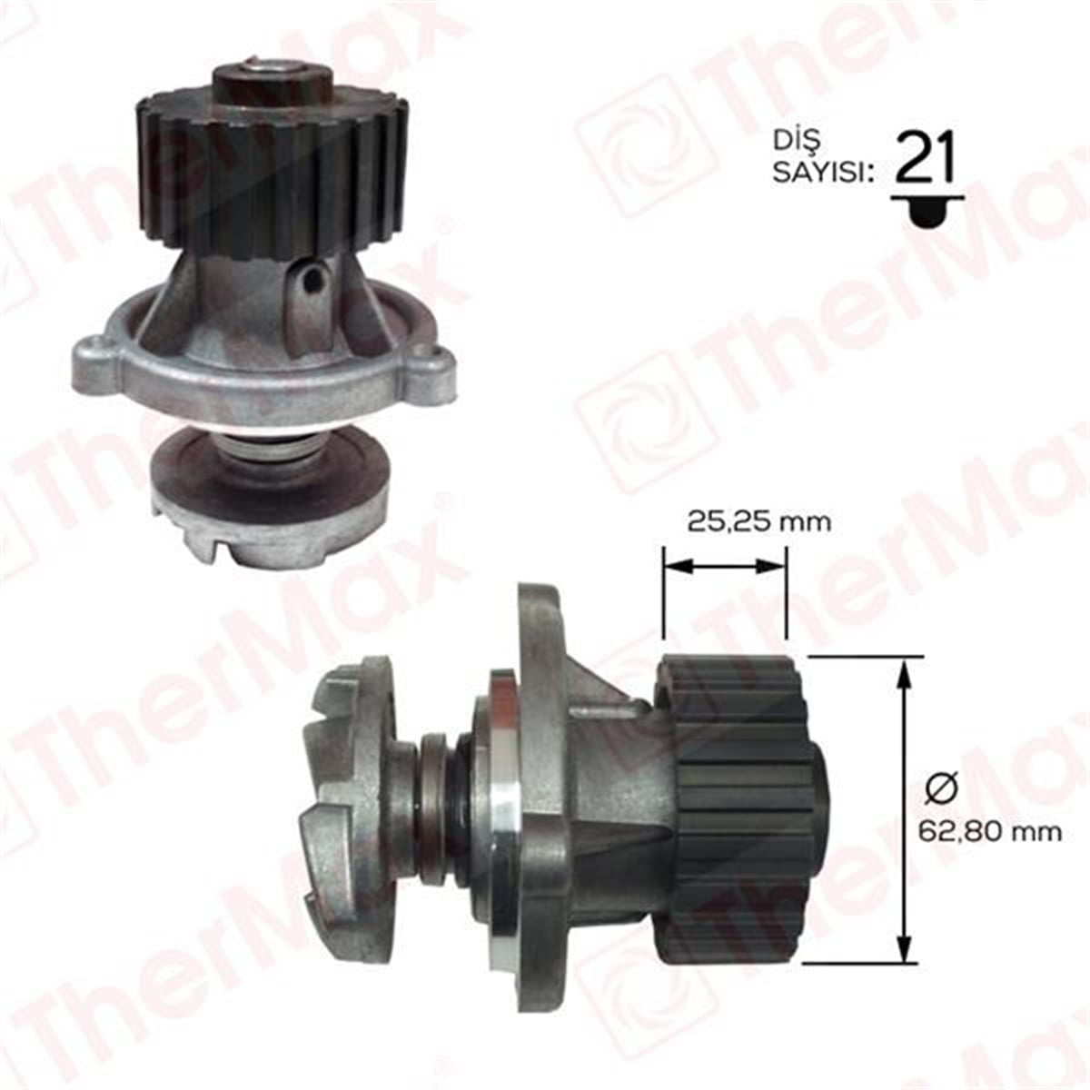 LADADEVİRDAİM LADA TAVRIA 88-99 T THERMAX T01.104THERMAXTHERMAX T01.104
