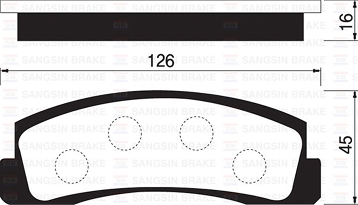 LADAÖN BALATA DİSK LADA NIVA 95 GDB265 SANGSIN SP1168SANGSINSANGSIN SP1168
