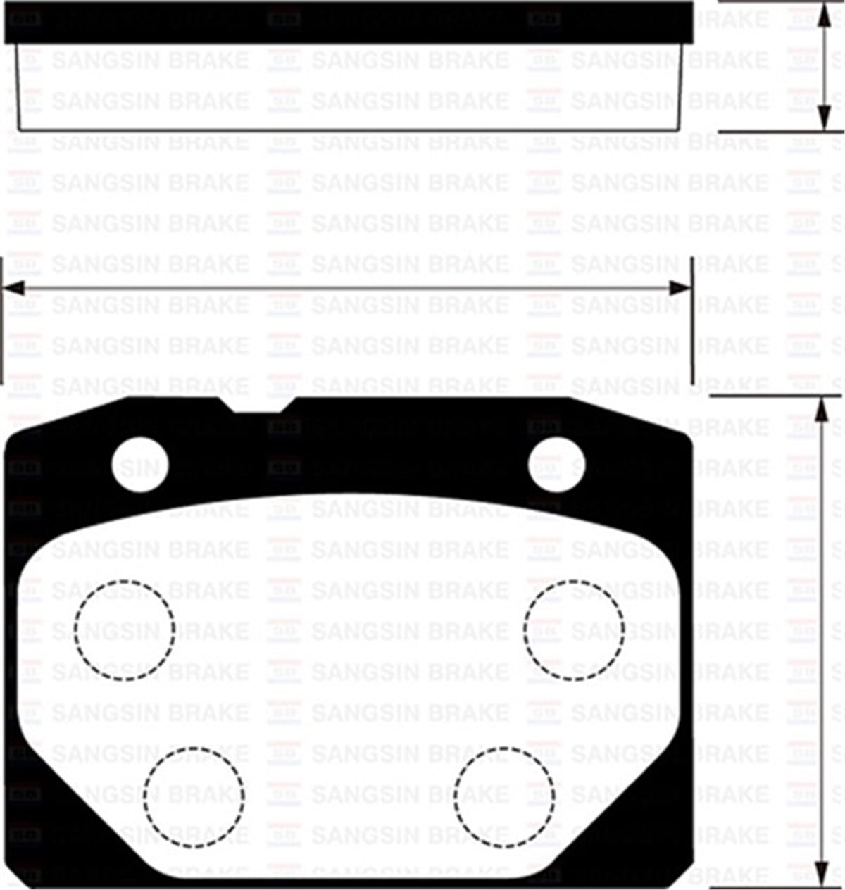 LADAÖN BALATA DİSK LADA NOVA-NİVA-TOSCANA 99 GDB140 SANGSIN SP1199SANGSINSANGSIN SP1199