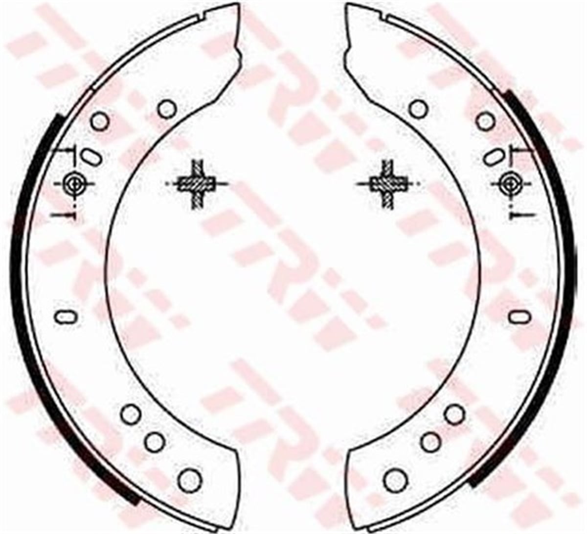 LAND ROVERARKA PAPUÇ BALATA LAND ROVER DEFENDER 98-16 TRW GS6082TRWTRW GS6082