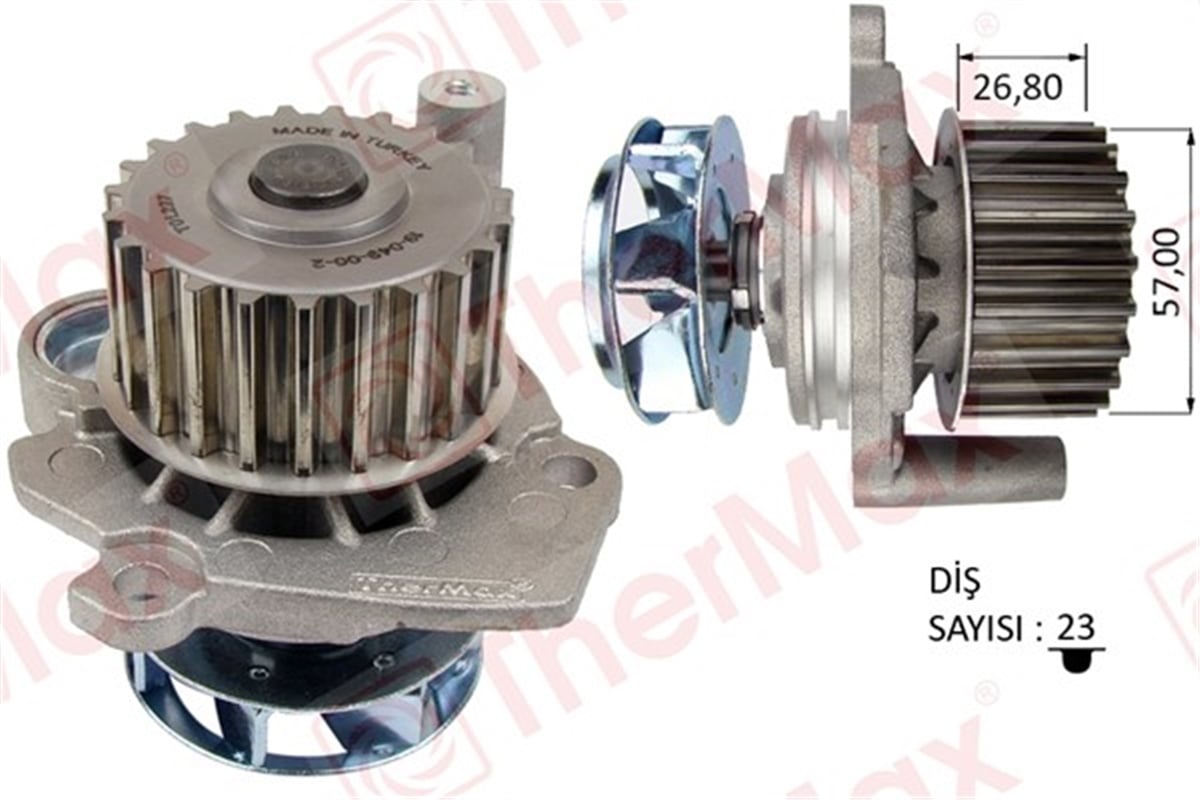 LEONDEVİRDAİM GOLF IV-BORA-OCTAVIA-TOLEDO II-LEON-A3 1.8-20V AGN-AJQ-BFN THERMAX T01.227THERMAXTHERMAX T01.227