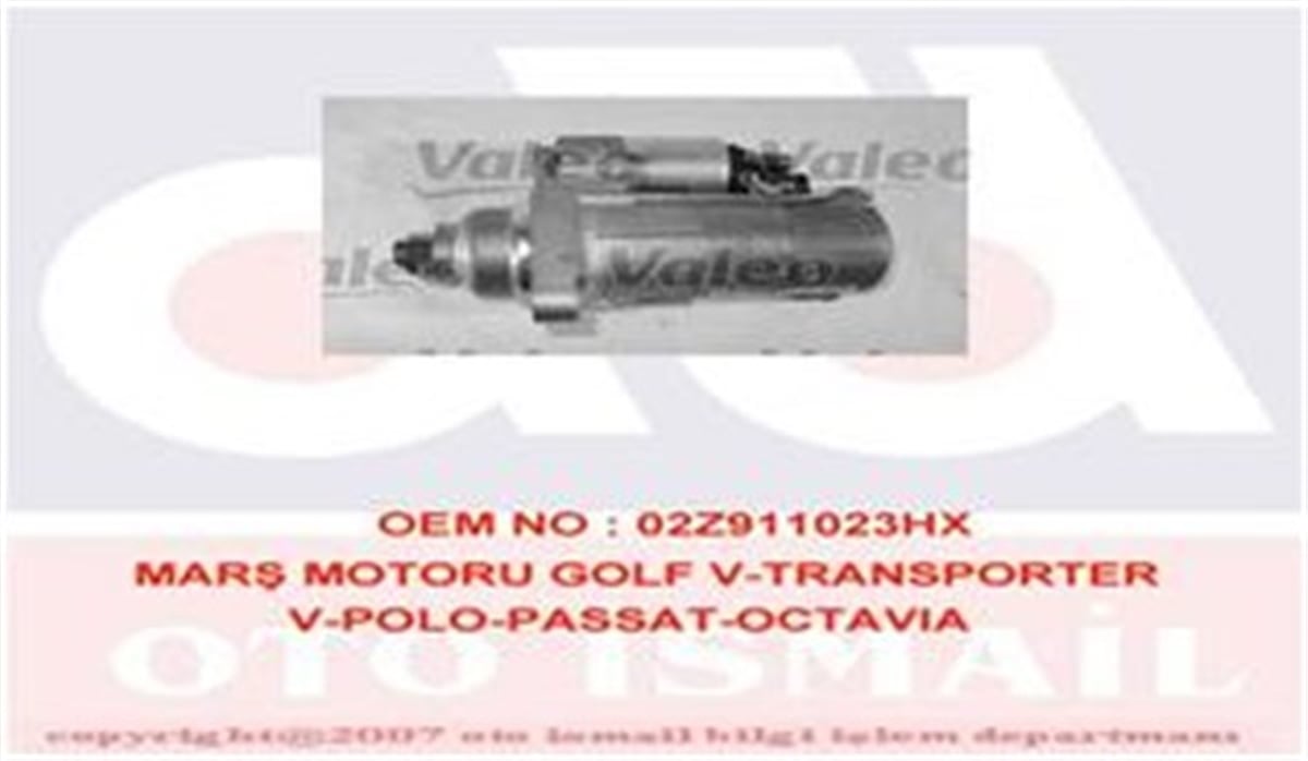 LEONMARŞ MOTORU GOLF V-TRANSPORTER V-POLO-PASSAT-OCTAVIA-FABIA-TOLEDO-LEON-IBIZA-CADDY VALEO 438175VALEOVALEO 438175